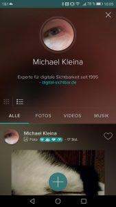 Michael Kleina Social Media Vero 169x300 - Endlich sichtbar in Facebook, Twitter und Co.